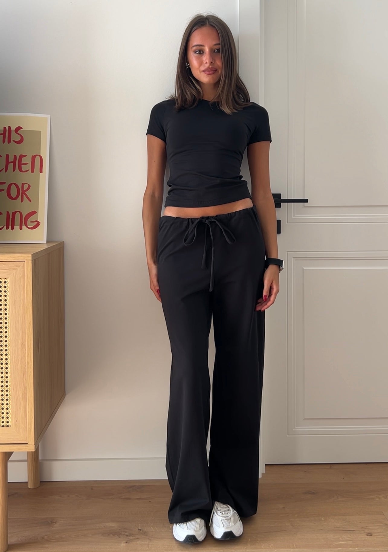 Black lounge pants