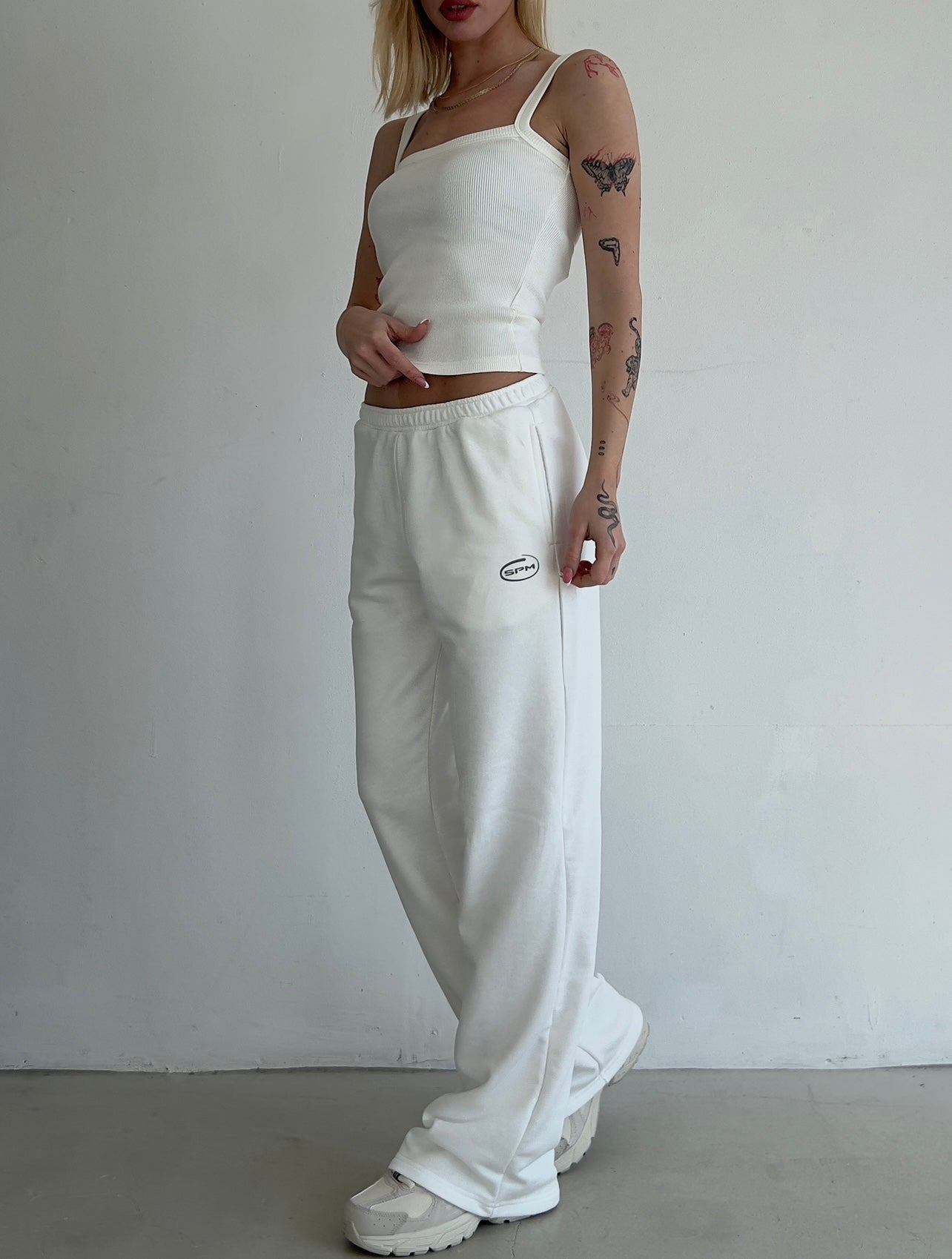 Milky bralette tank top