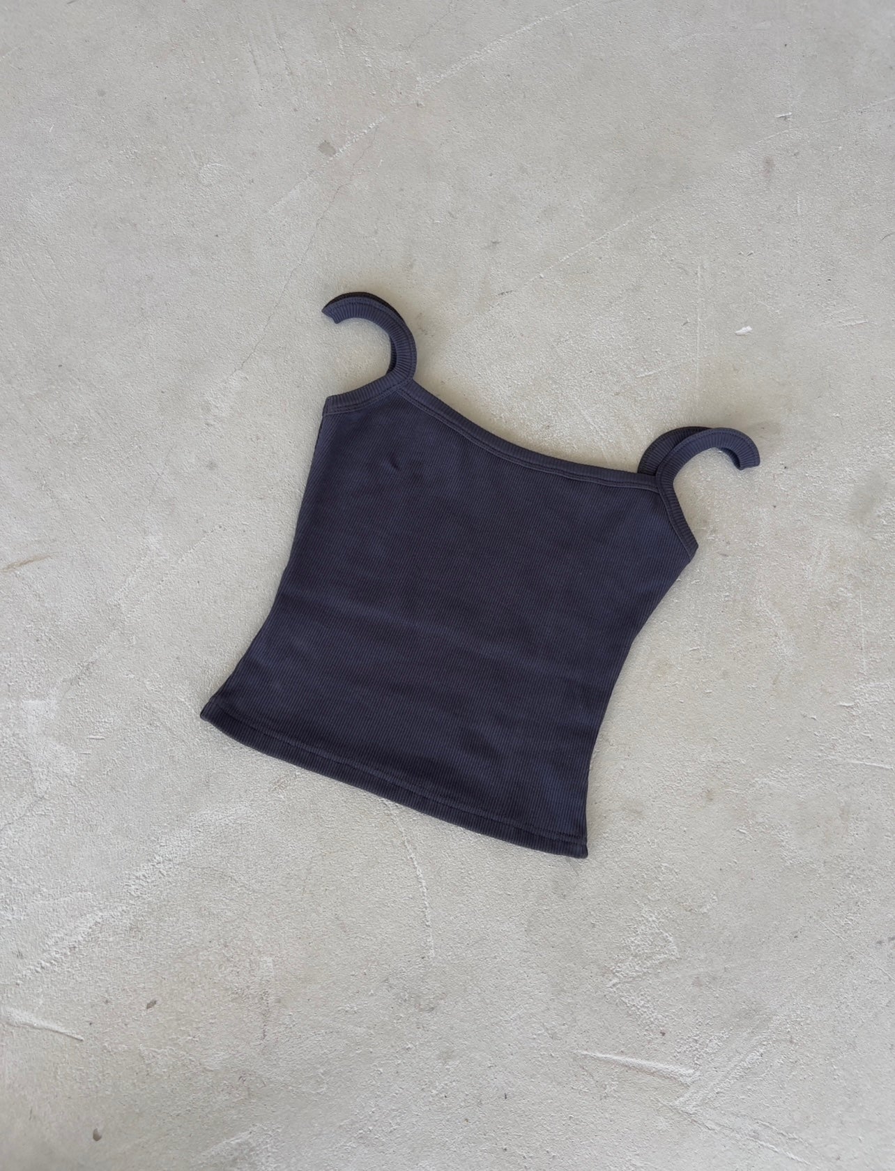 Dark gray bralette tank top