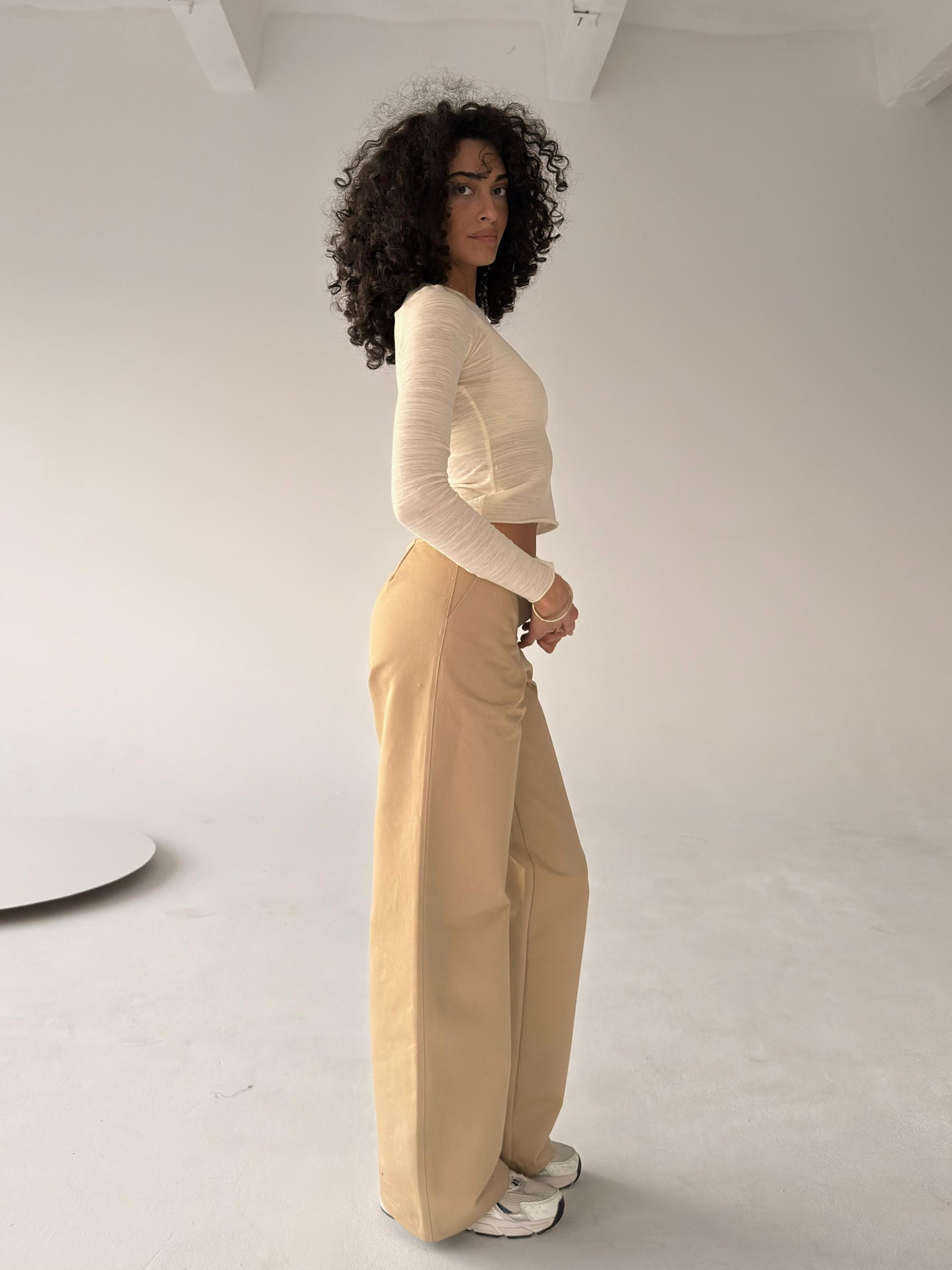 Shawl basic vanilla top