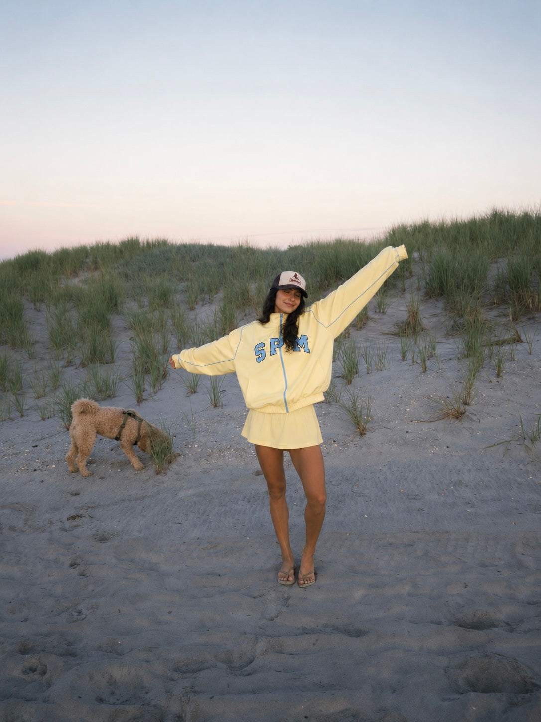 Yellow air track jacket