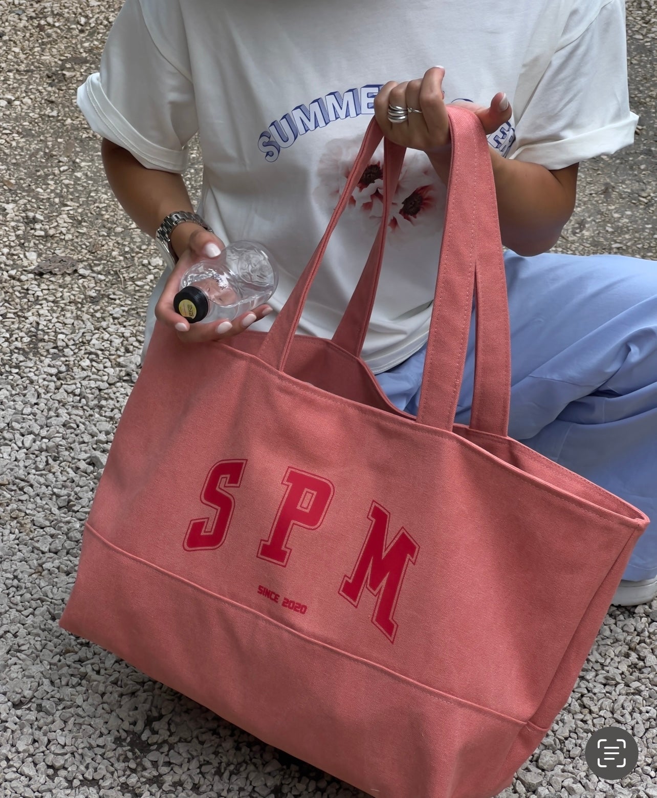 Strawberry tote bag