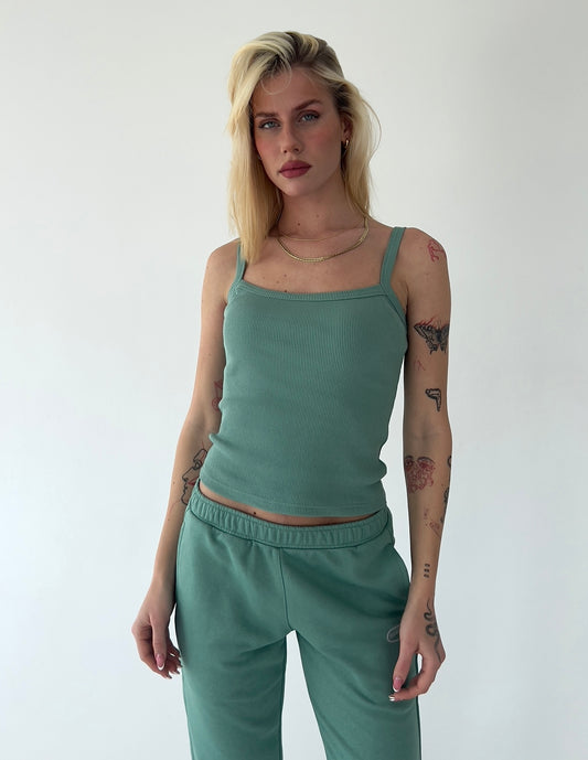 Menthol bralette tank top