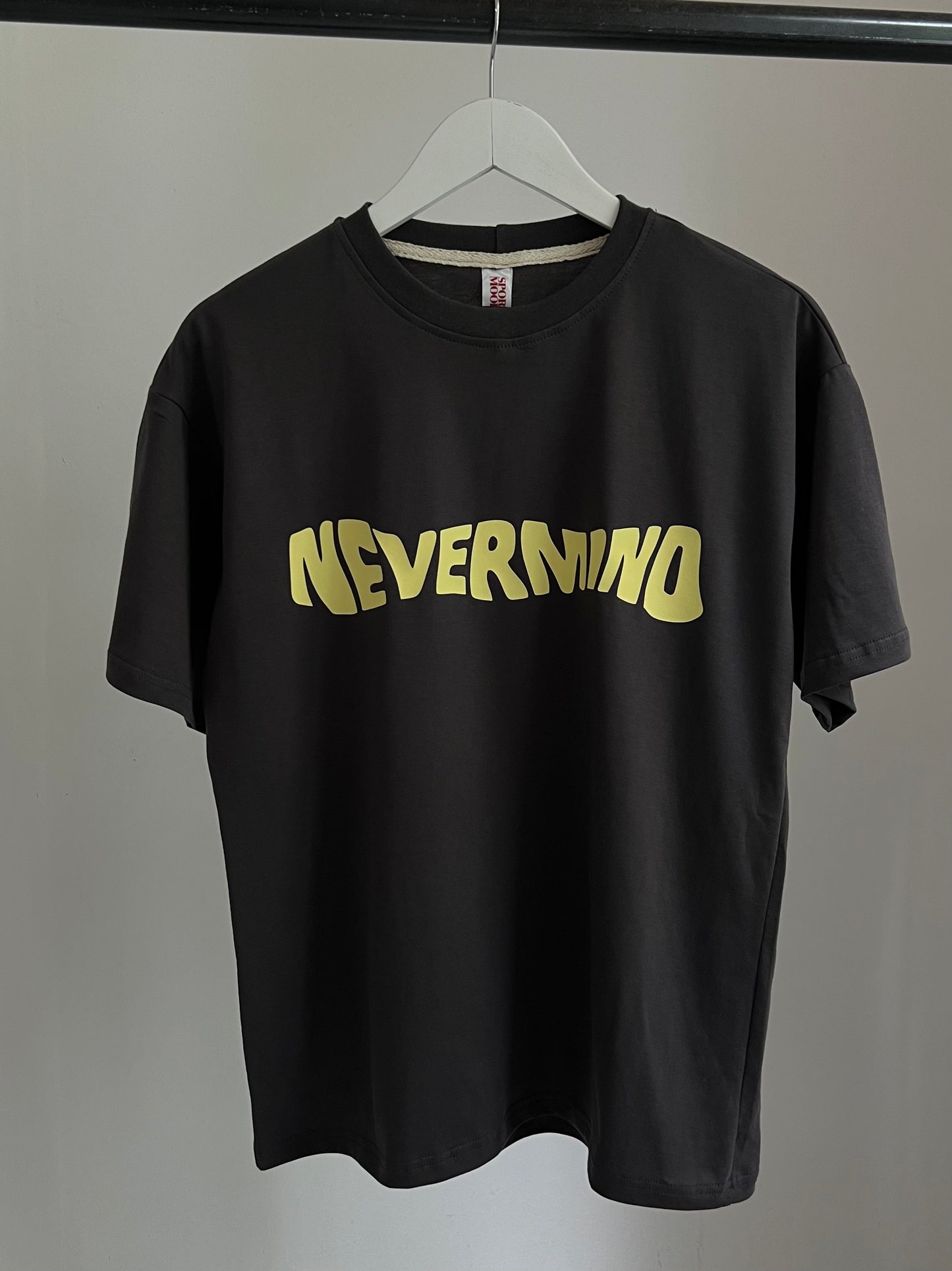 Dark gray oversize t-shirt