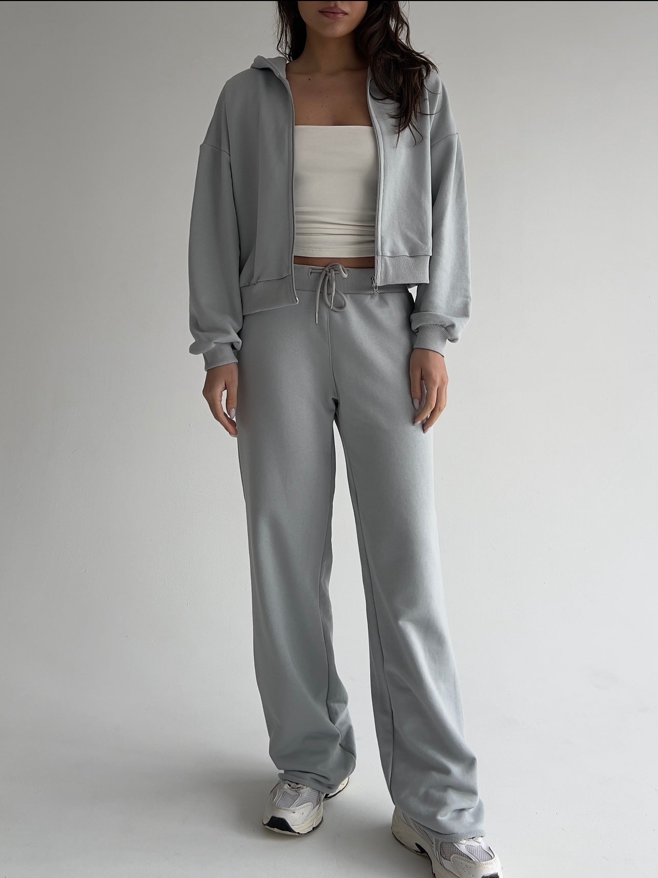 Ghost,short zip-up hoodie