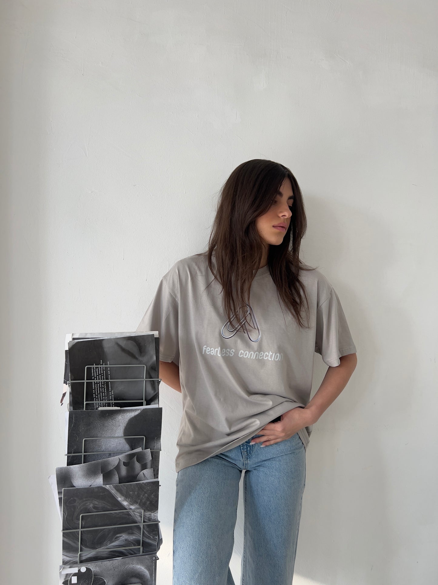 Off-white oversize t-shirt