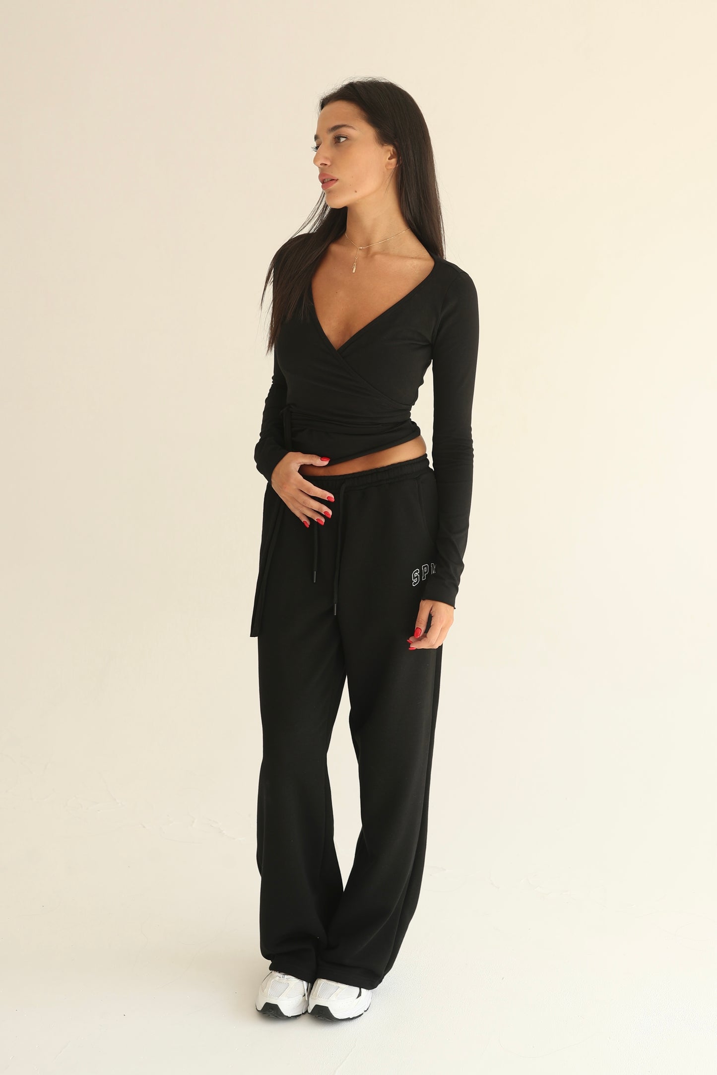 Black pilates cardigan