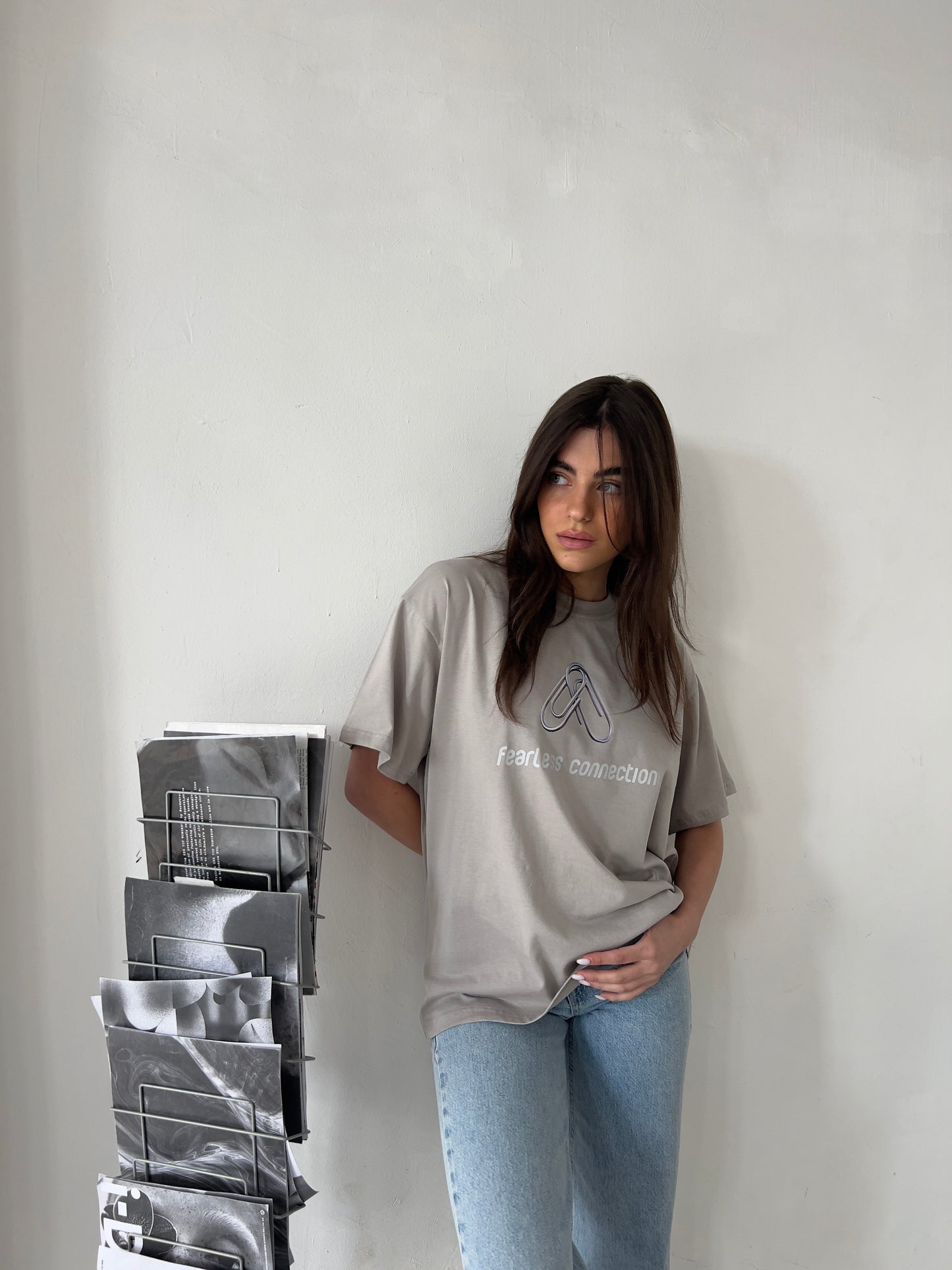 Off-white oversize t-shirt