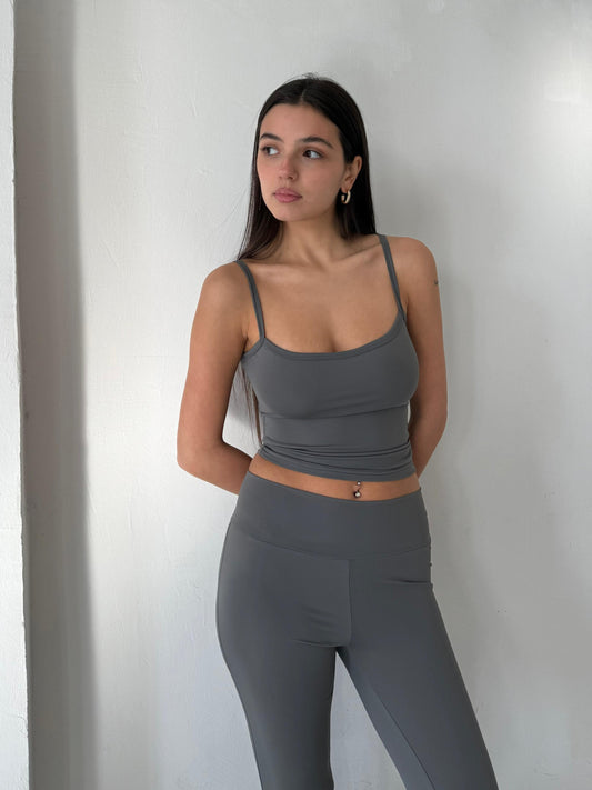 Silver bralette top