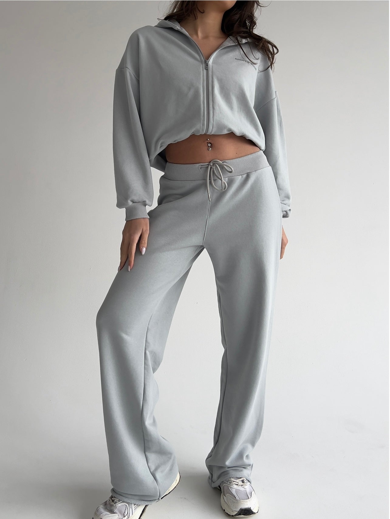 Ghost,short zip-up hoodie