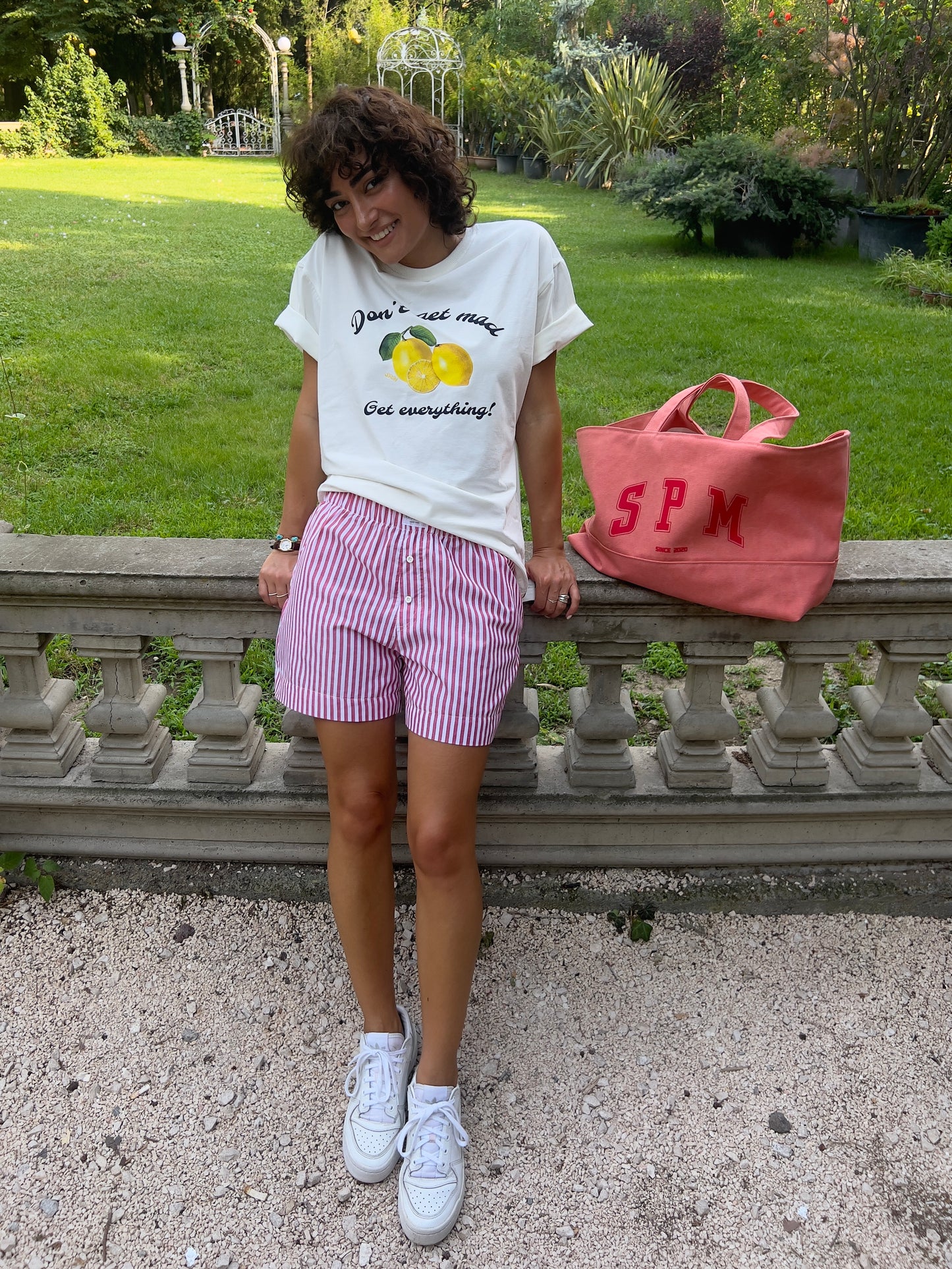 White oversize t-shirt