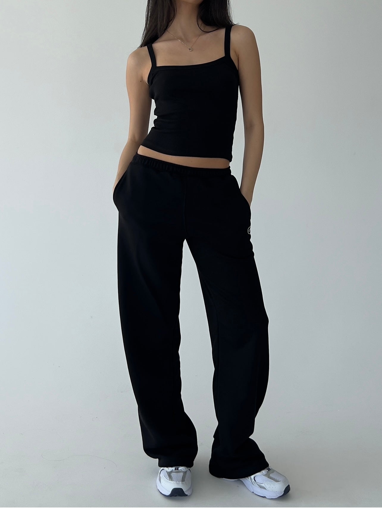 Black bralette tank top