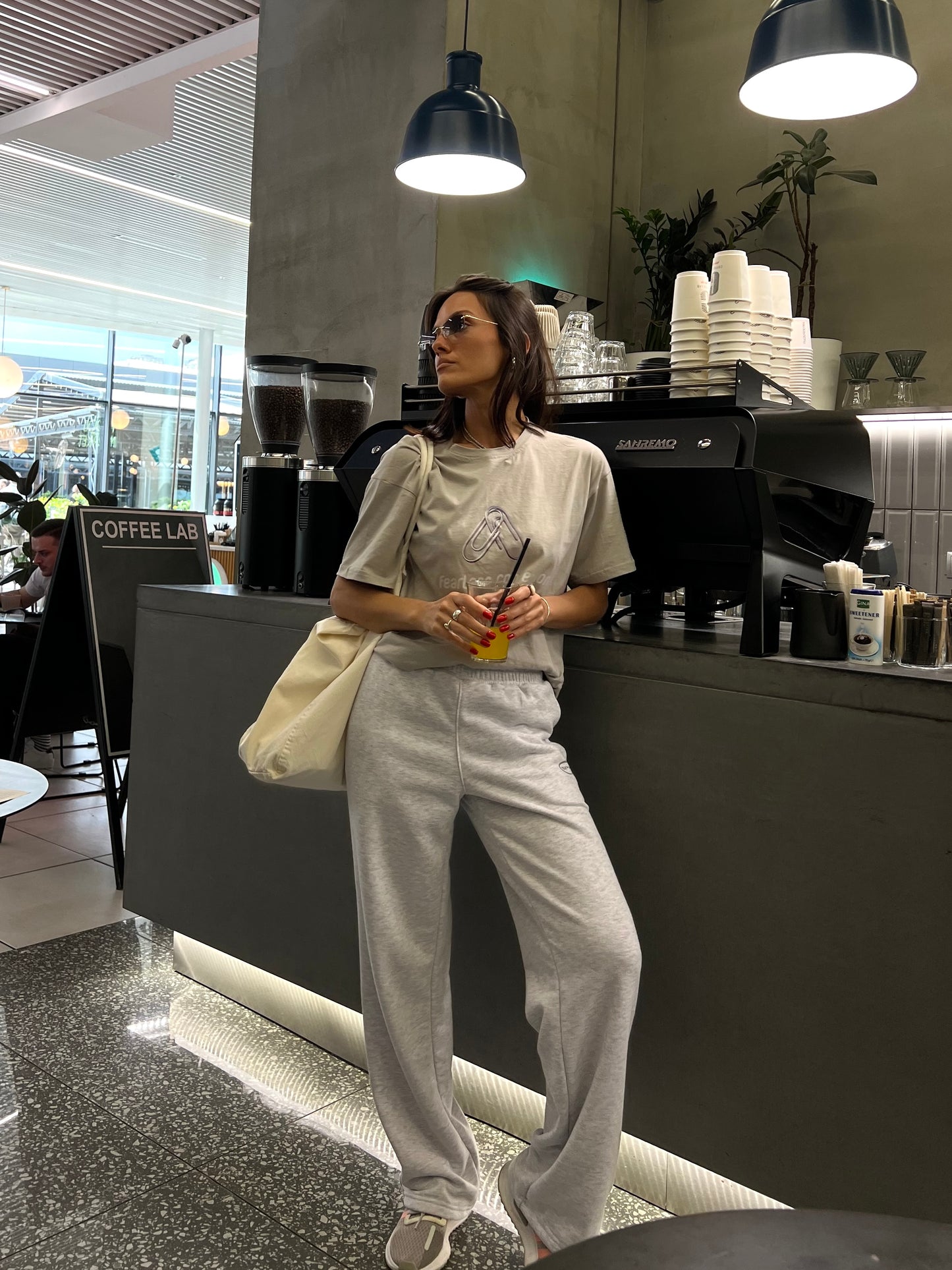 Off-white oversize t-shirt