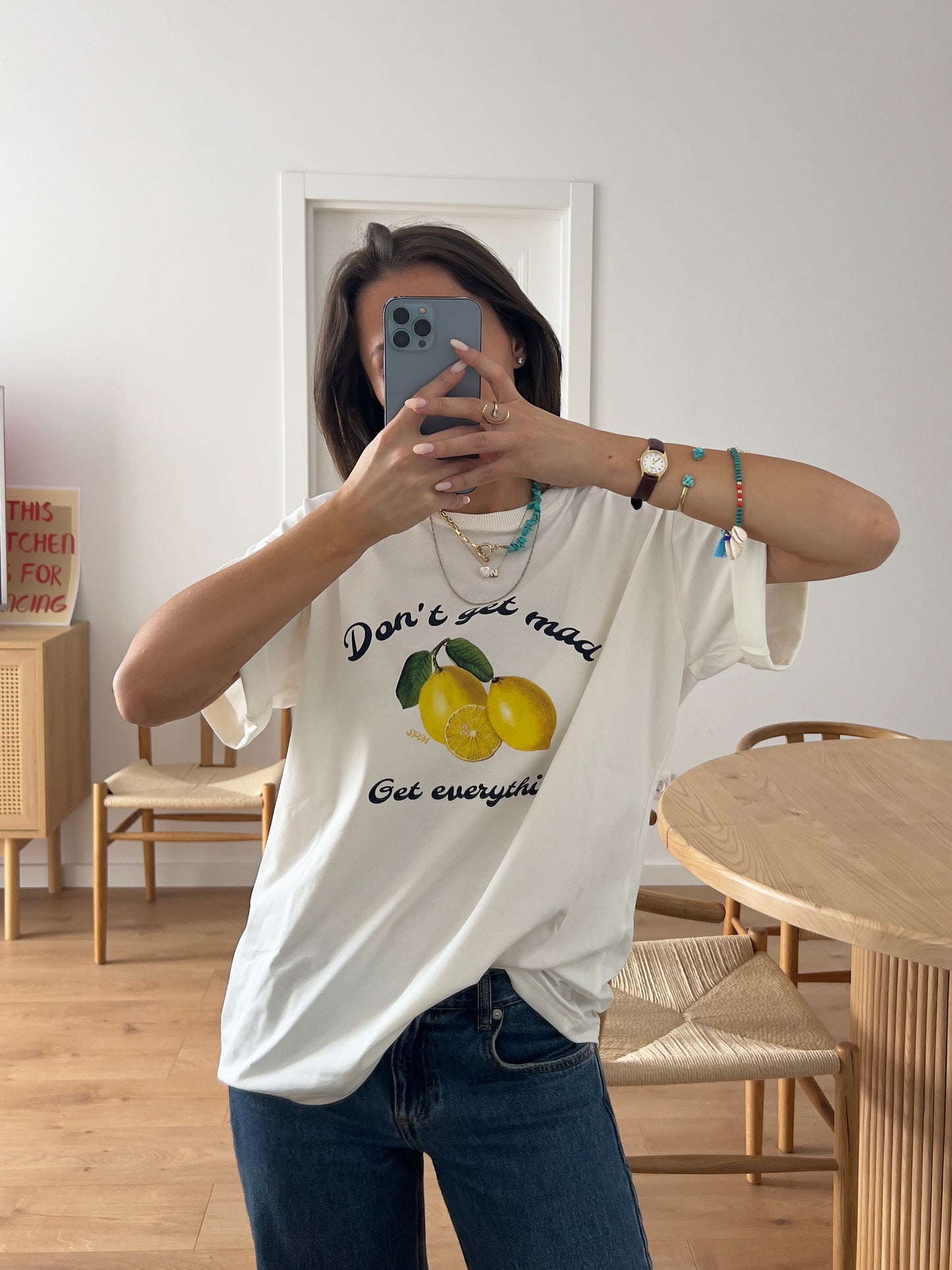 White oversize t-shirt