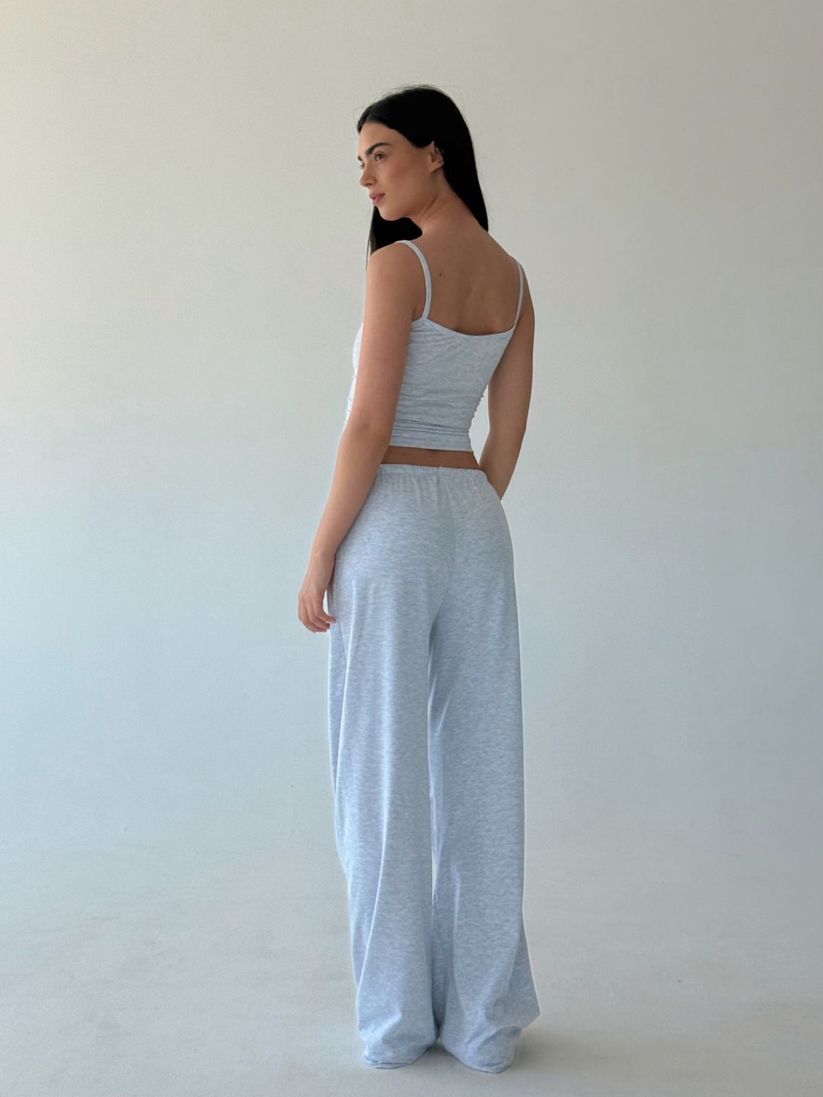 Melange gray lounge pants