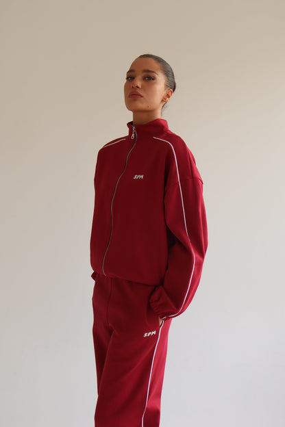 Cherry line track jacket