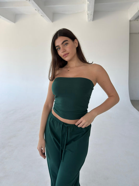 Green tube top