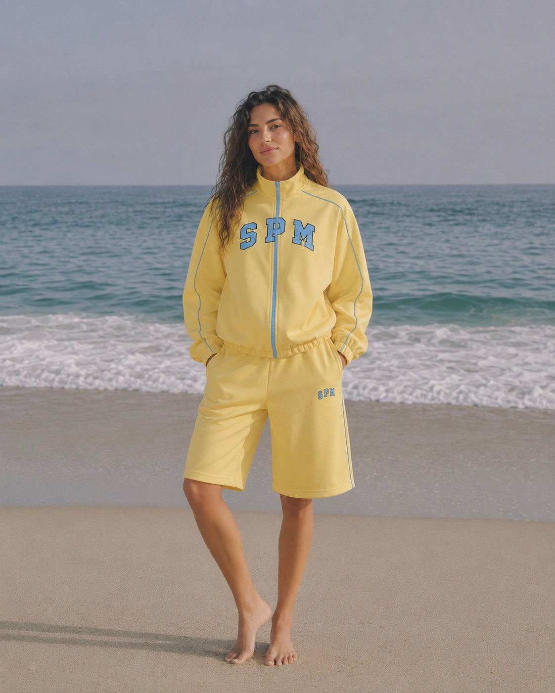 Yellow air track jacket