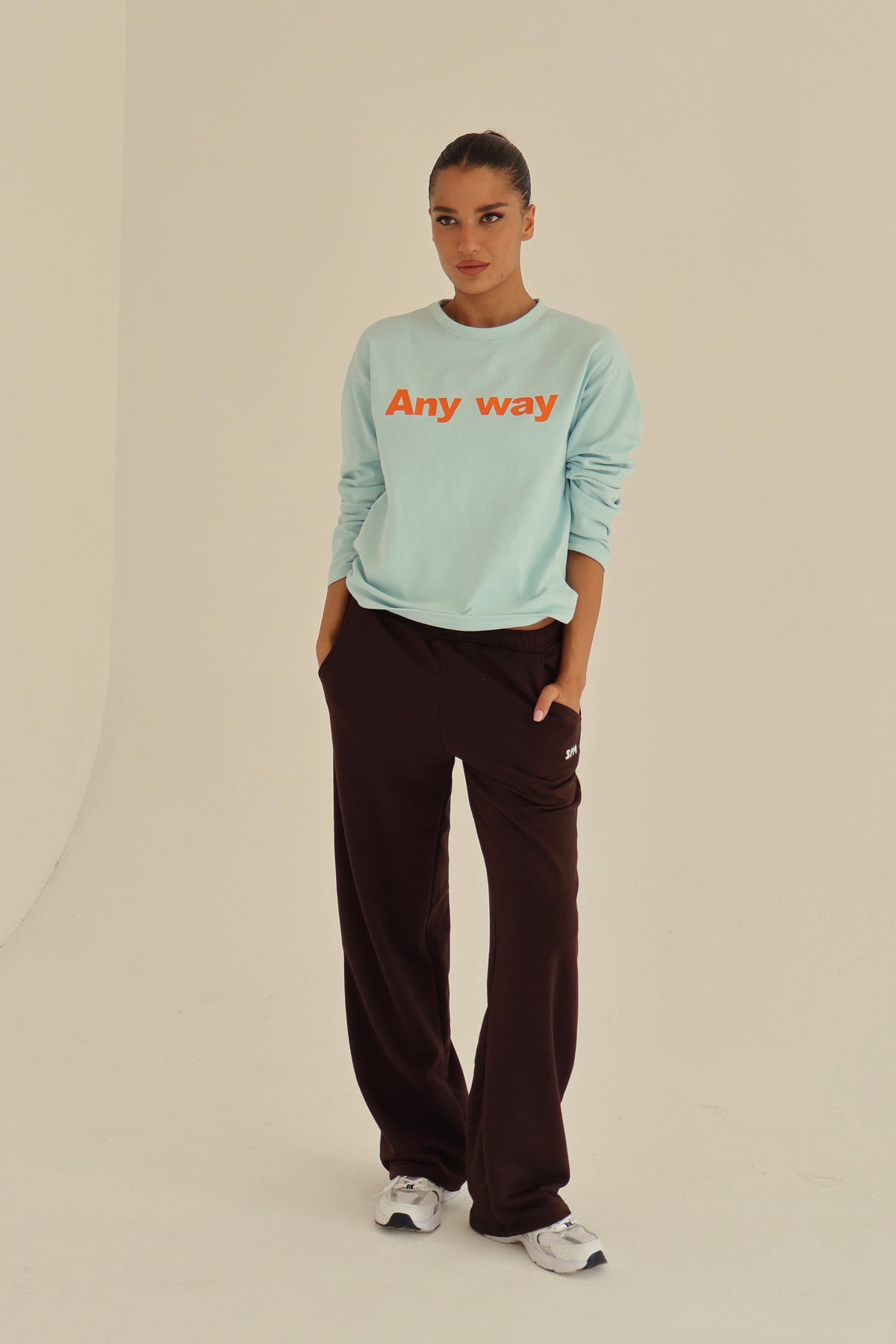 Baby blue oversize sweatshirt