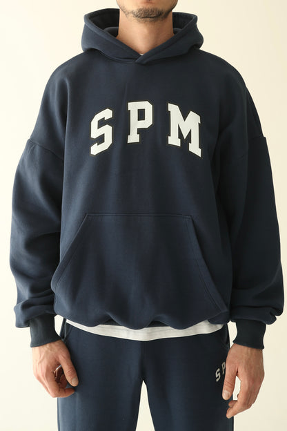Men's Navy blue warm oversize hoodie