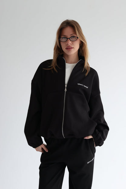 Black air track jacket