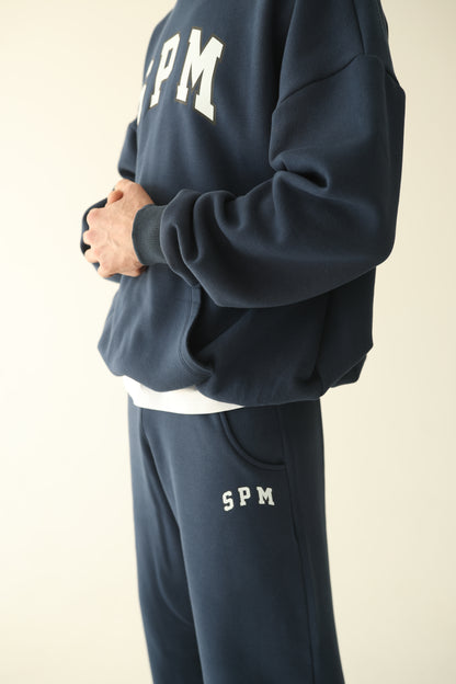 Men's Navy blue warm oversize hoodie