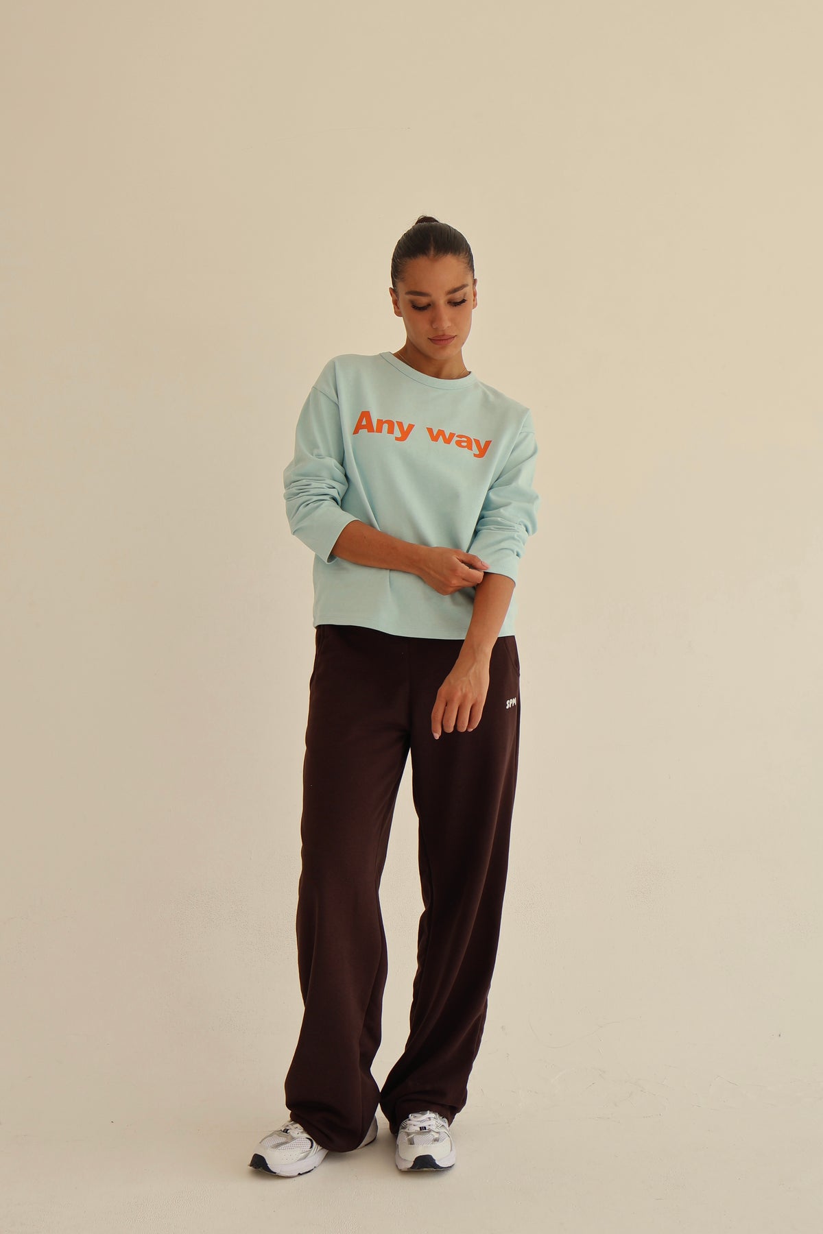 Baby blue oversize sweatshirt