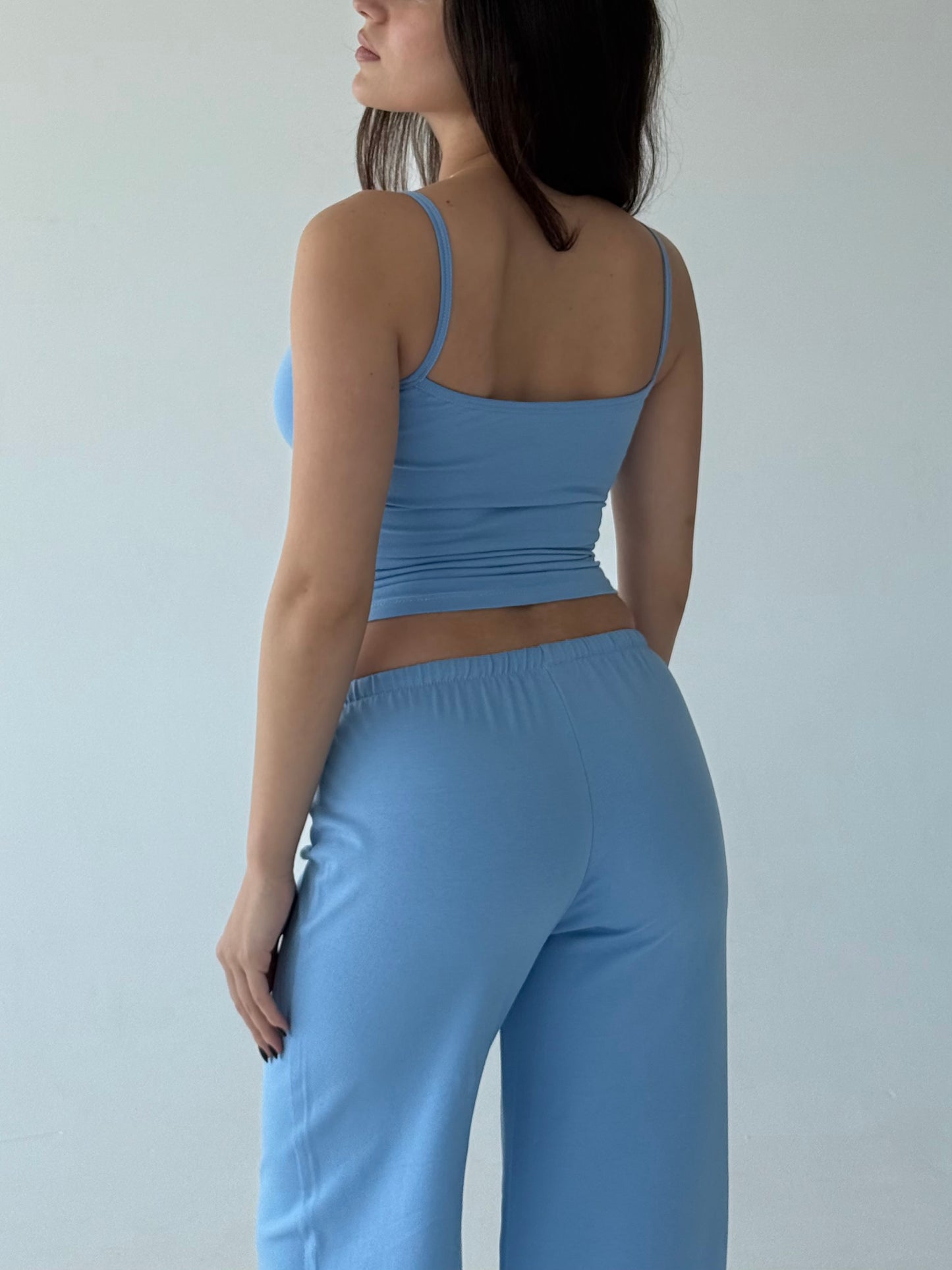 Baby blue bralette top