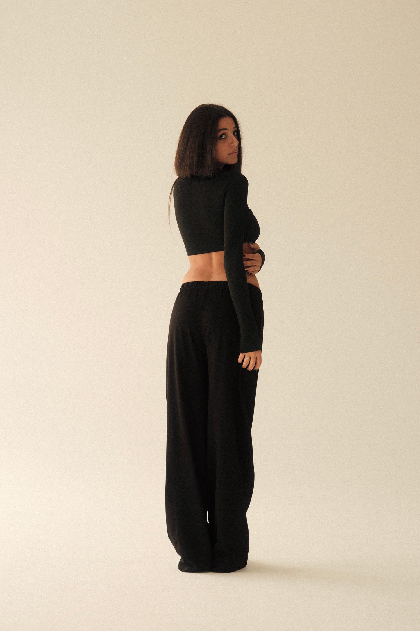 Black lounge pants