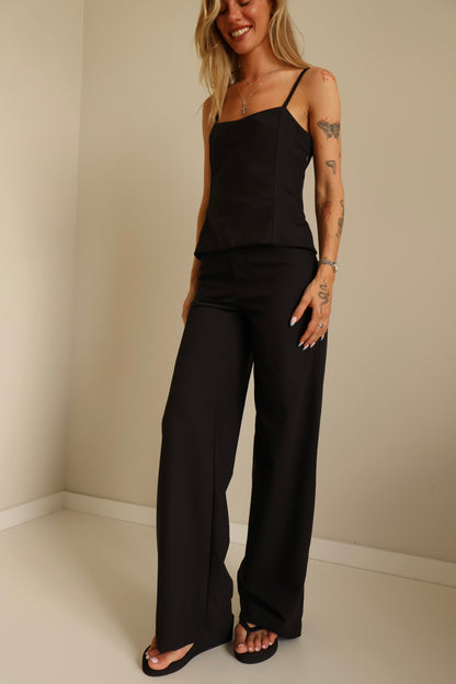 Black cami top