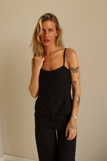 Black cami top