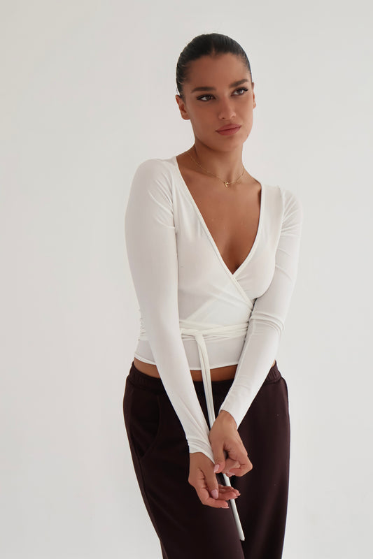 Milky pilates jacket