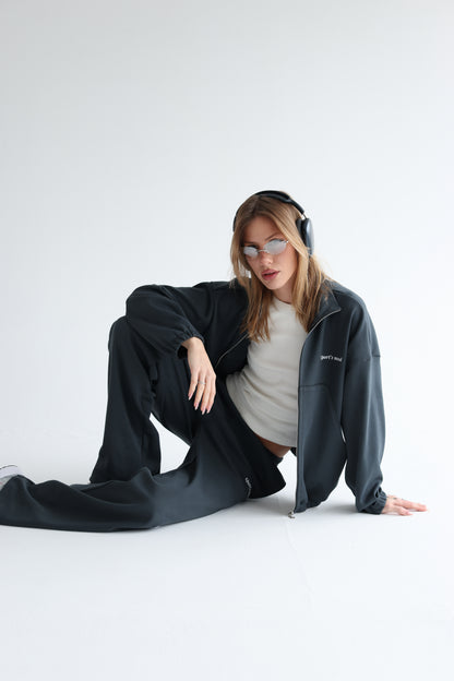 Graphite teal air track jacket