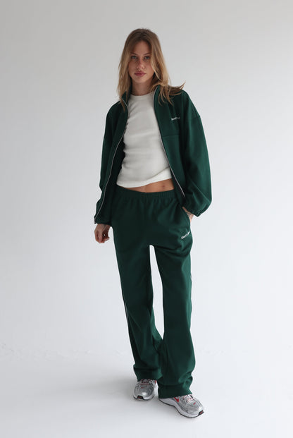 Forest green air track jacket