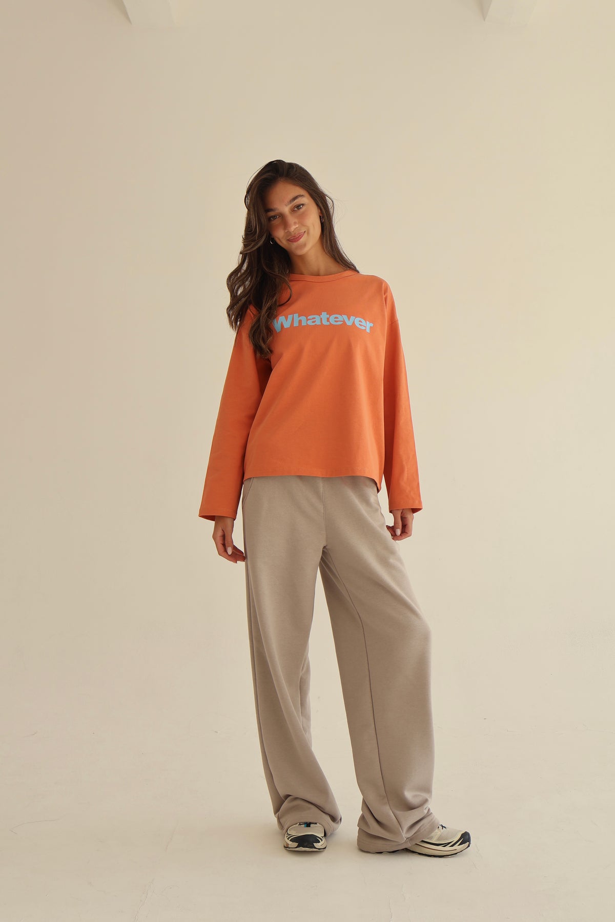 Terracotta Orange oversize sweatshirt