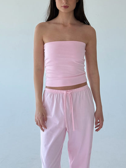 Baby pink tube top