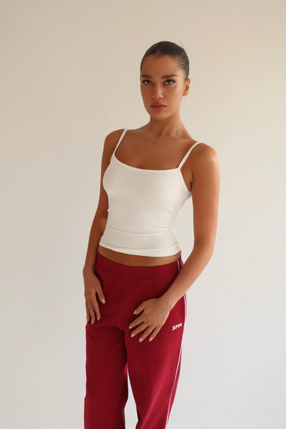 White bralette top