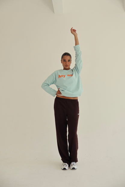 Baby blue oversize sweatshirt
