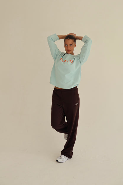 Baby blue oversize sweatshirt