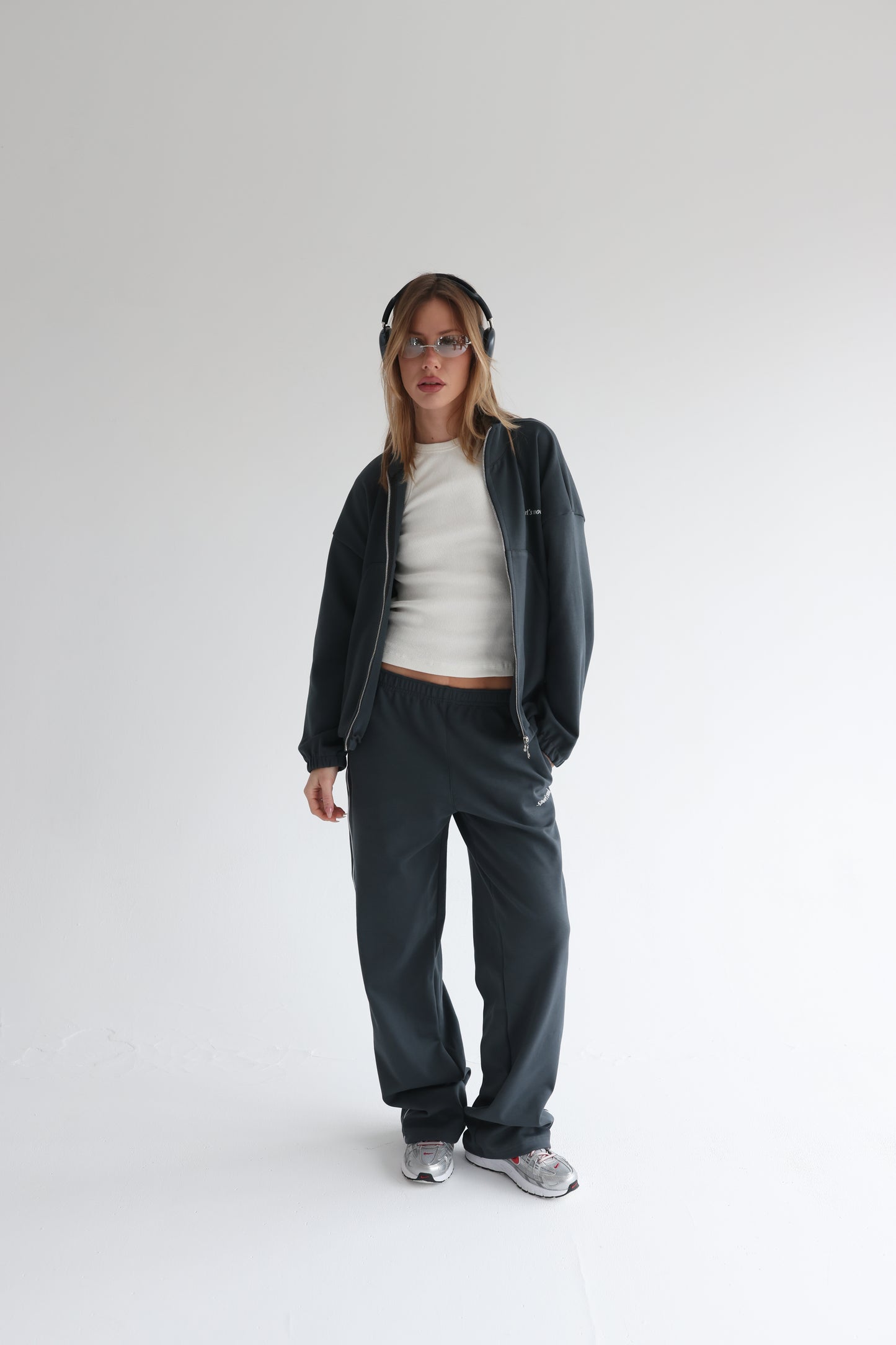 Graphite teal air track jacket