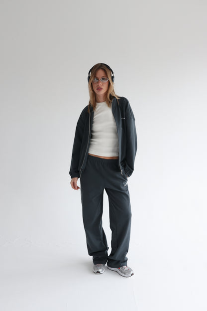 Graphite teal air track jacket