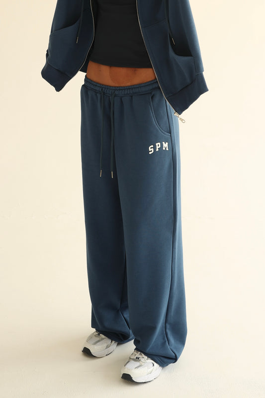 Midnight blue straight sweatpants
