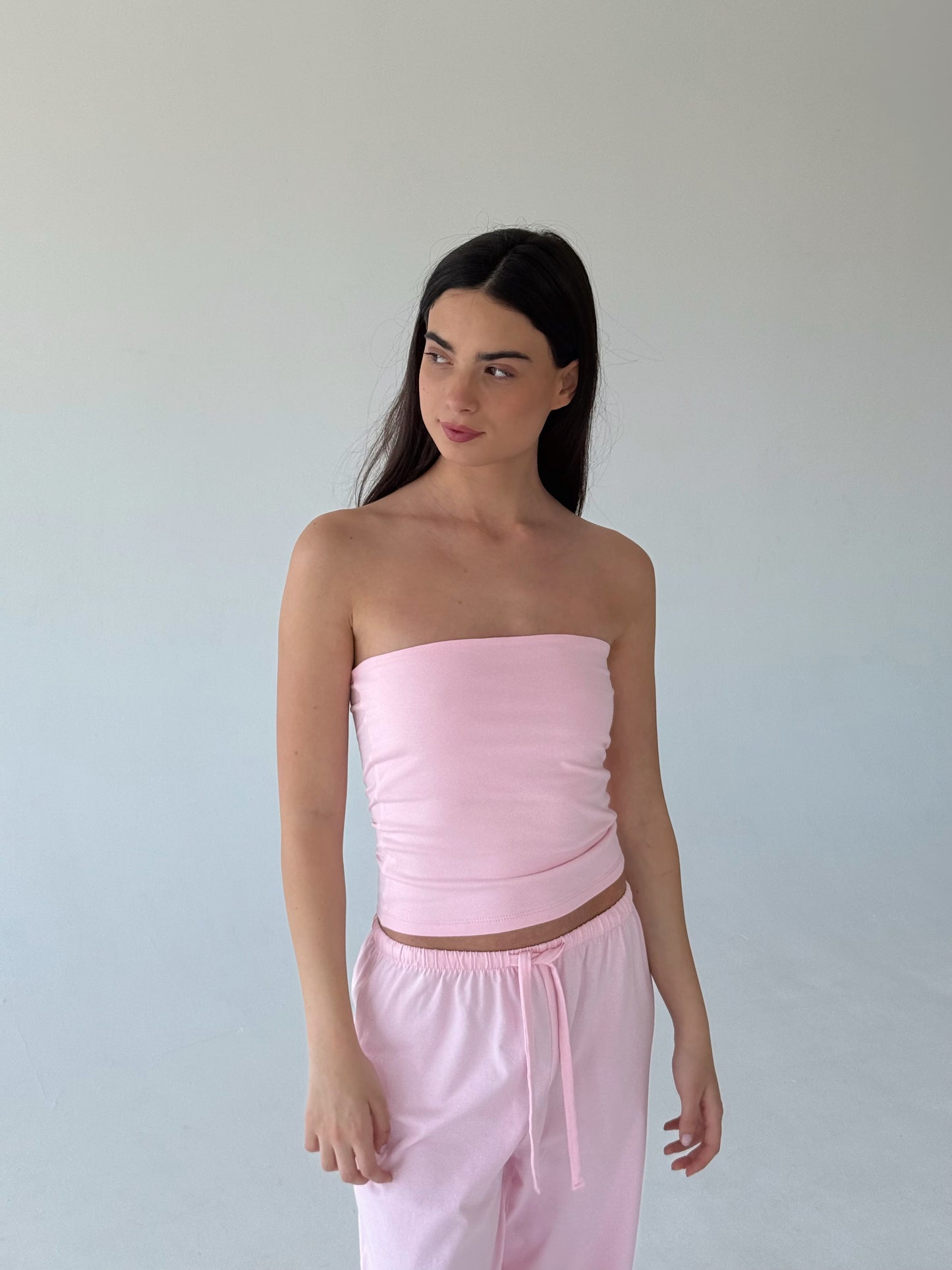 Baby pink tube top