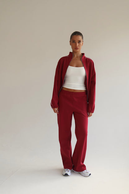 Cherry line track jacket