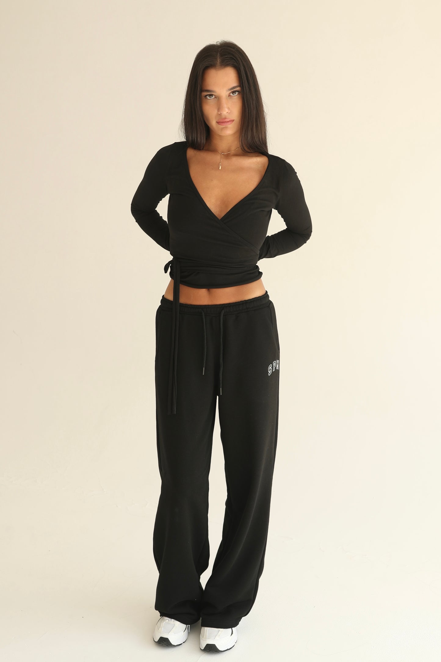 Black pilates cardigan