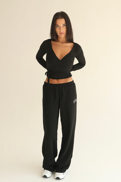 Black pilates cardigan