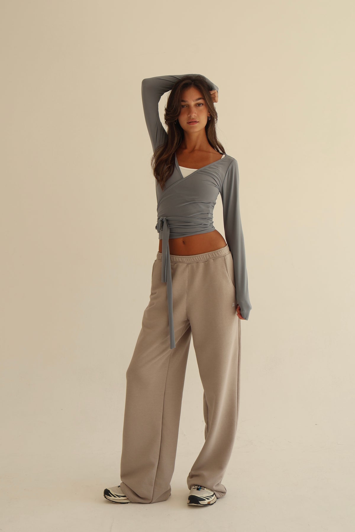 Silver pilates jacket