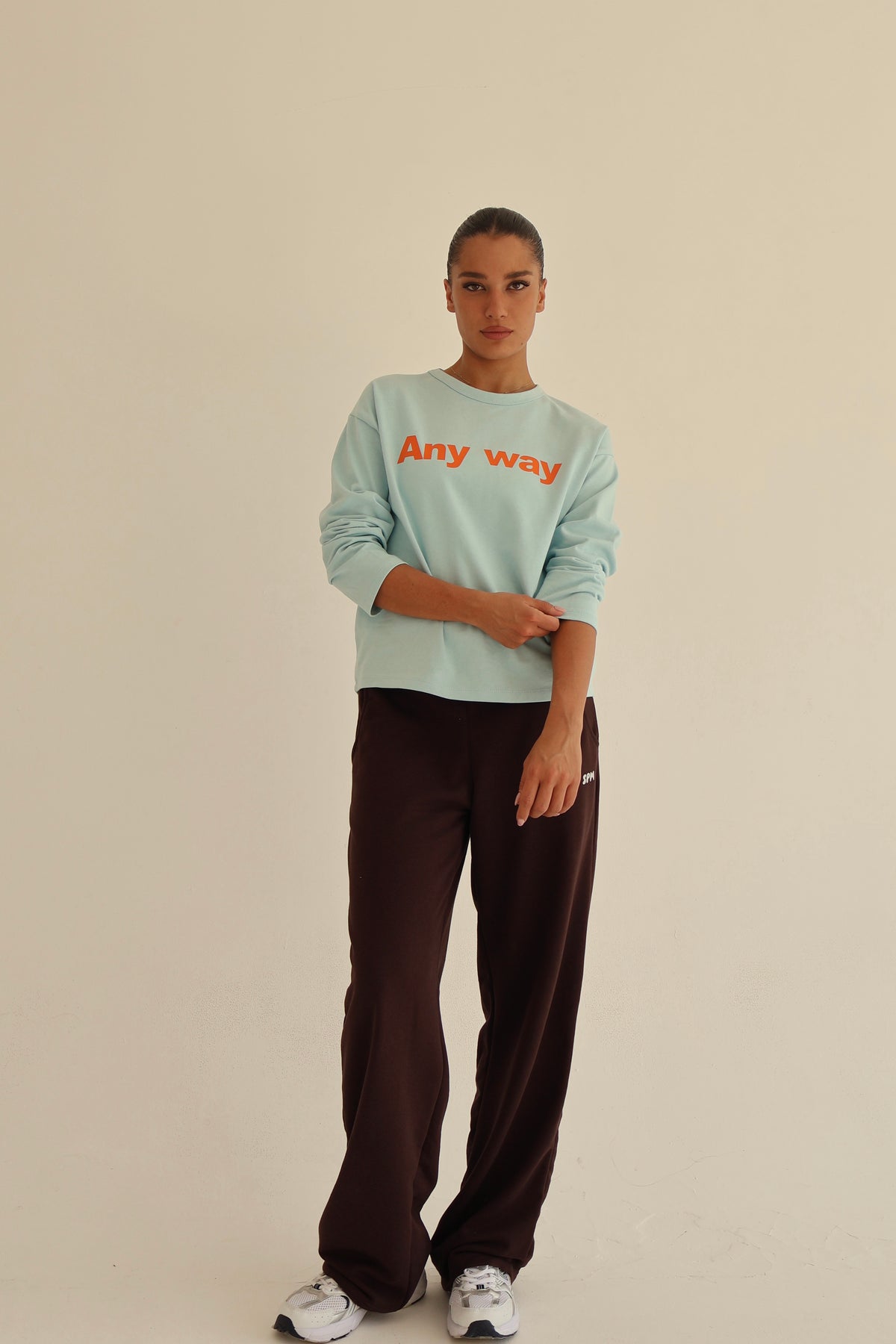 Baby blue oversize sweatshirt