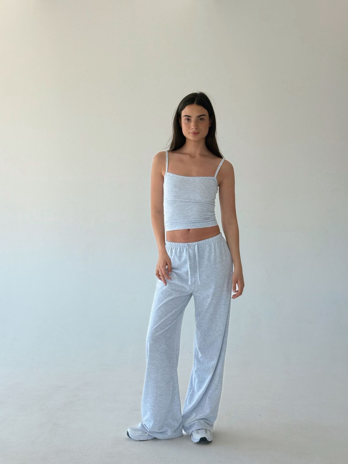 Melange gray lounge pants