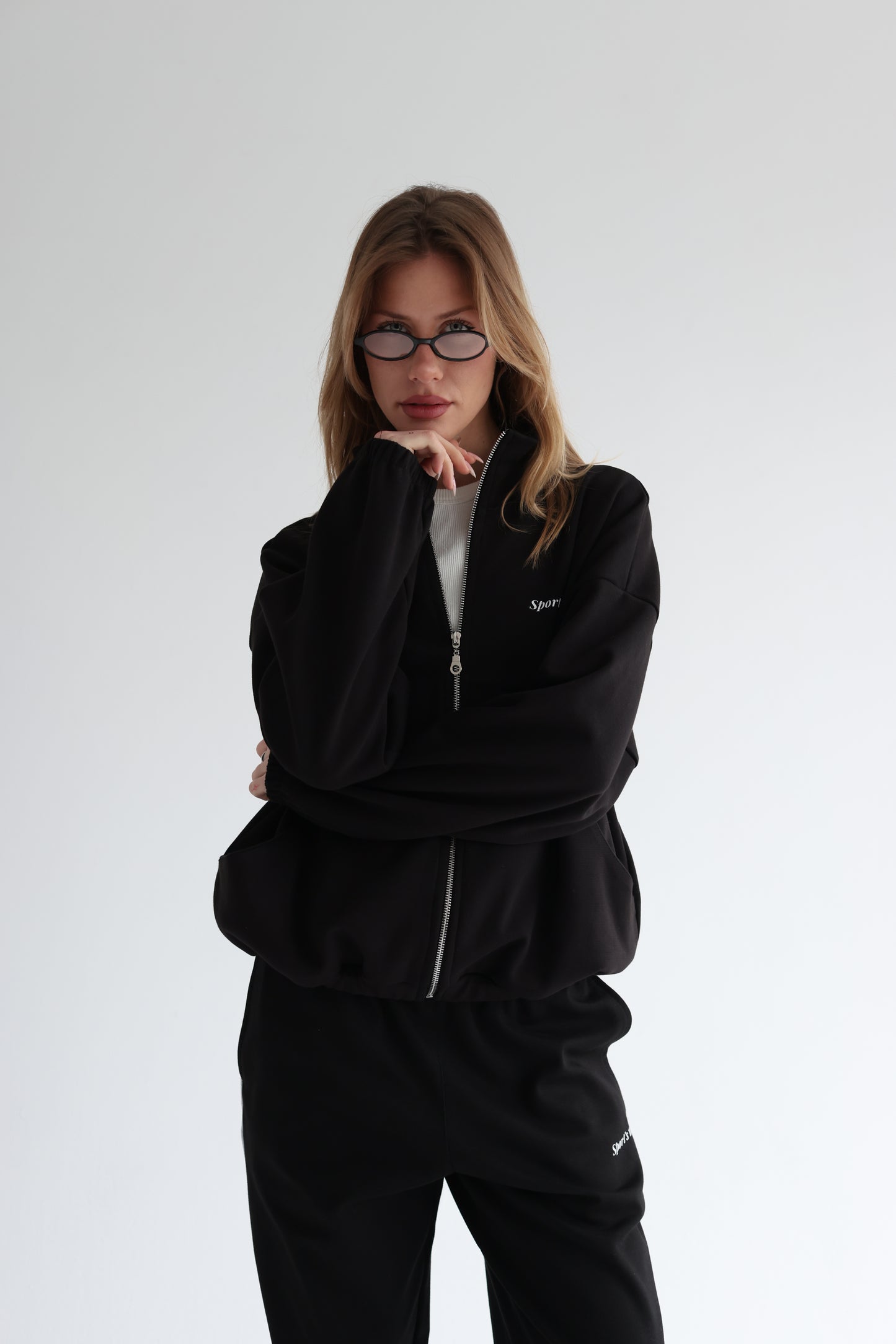 Black air track jacket